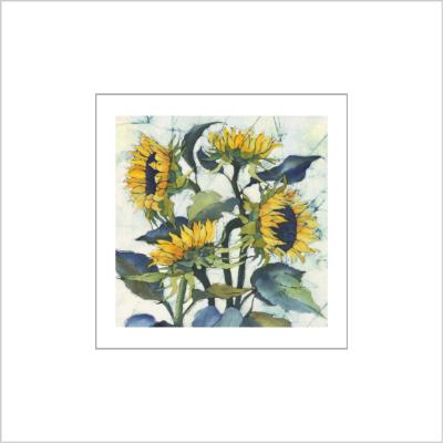 No.535 Sunflowers - signed Small Print.